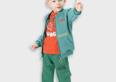 Παντελόνι φούτερ φόρμας για αγόρι | ΠΡΑΣΙΝΟ ΤΗΣ ΕΡΗΜΟΥ - Energiers - 